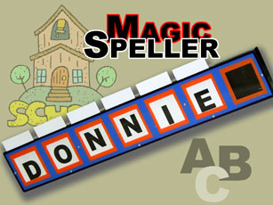 (image for) Spelling Test with Cards - magic speller - Click Image to Close